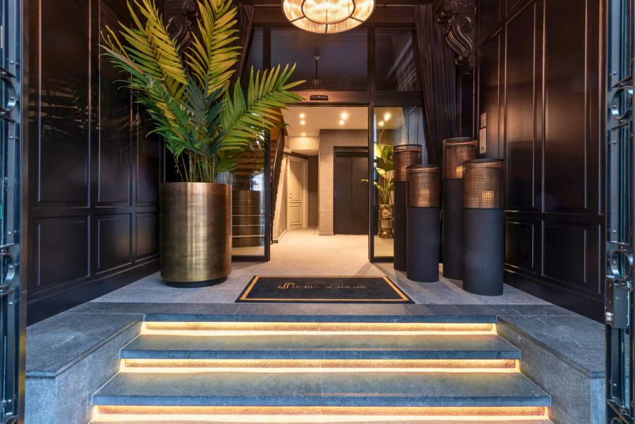 Voorbeeld van een hotelinrichting